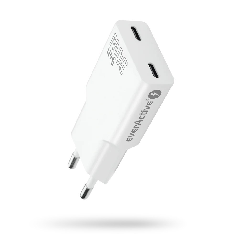 EVERACTIVE Charger 2 x USB-C Quick