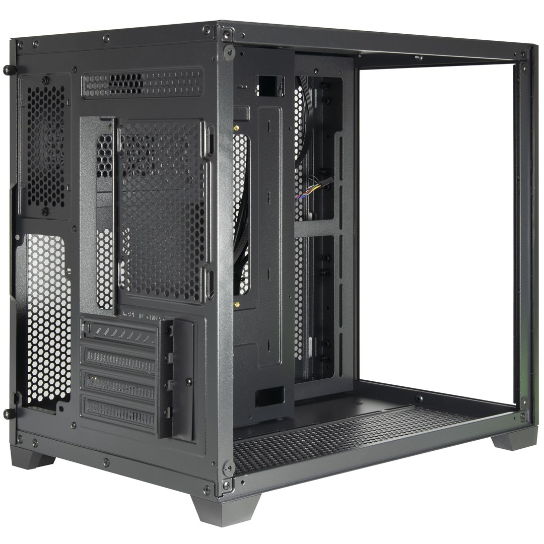 Inter-Tech C-501 Aspect Gaming Gehäuse, Tempered
