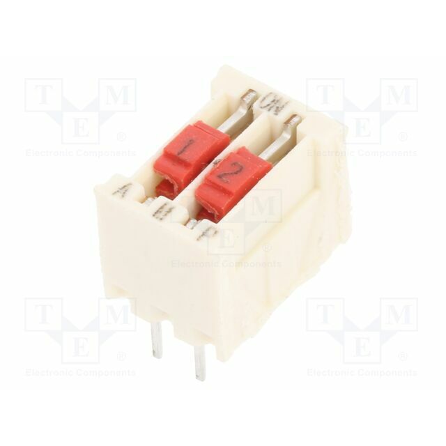 TE CONNECTIVITY Switch: DIP-SWITCH; Poles number: