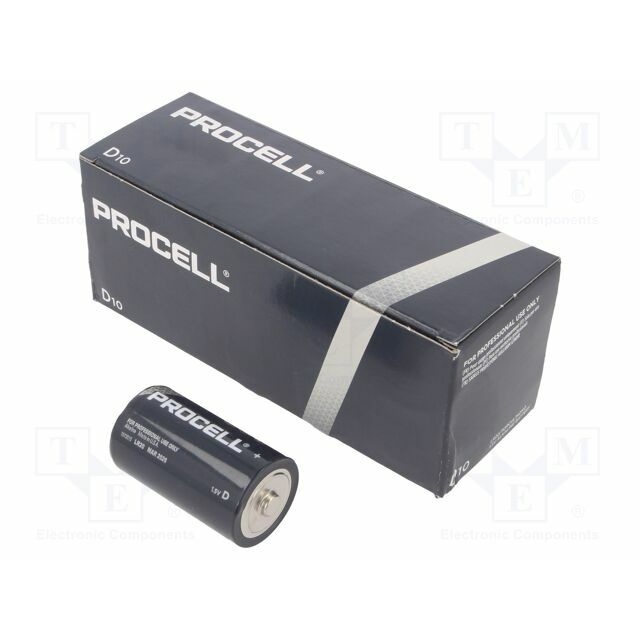 PROCELL Battery: alkaline; D; 1.5V
