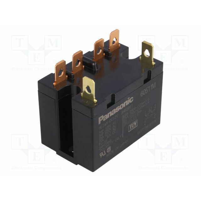 PANASONIC Relay: electromagnetic; Ucoil: 12VDC; DPST-NO