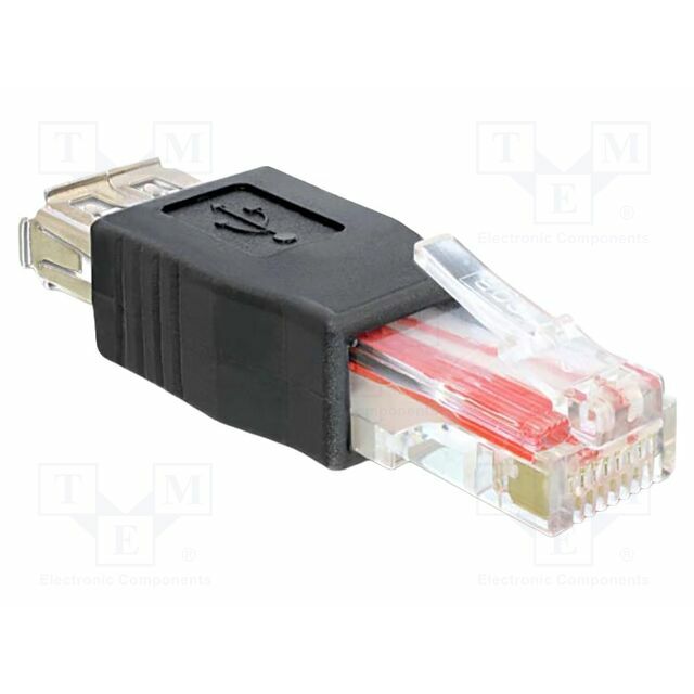 Adapter; USB 2.0; RJ45 plug