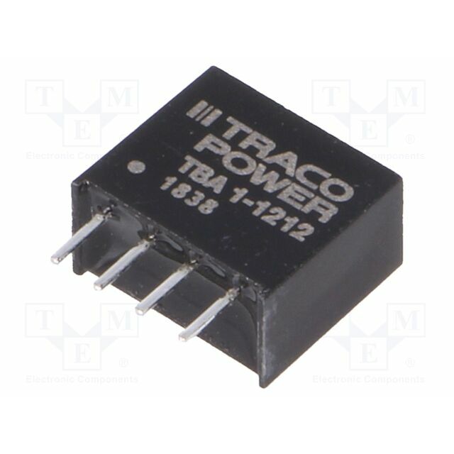 TRACO POWER Converter: DC/DC; 1W; Uin: