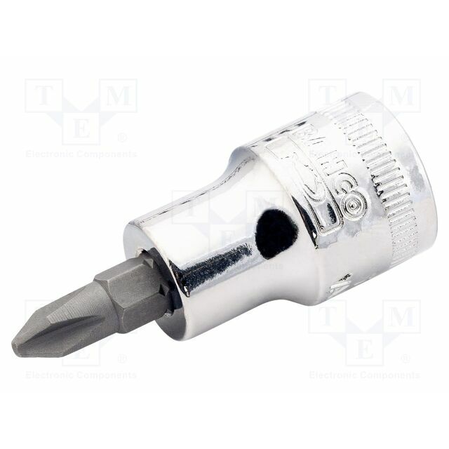 BAHCO Socket: Phillips-bit; PH2; 3/8"; 47mm