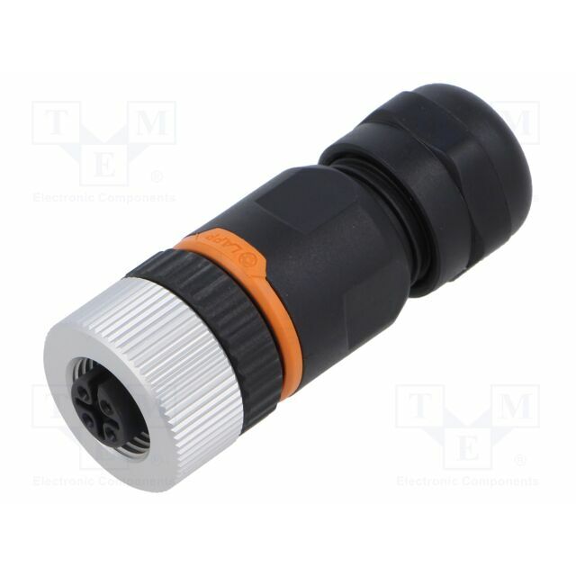 LAPP Connector: M12; plug; PIN: 4