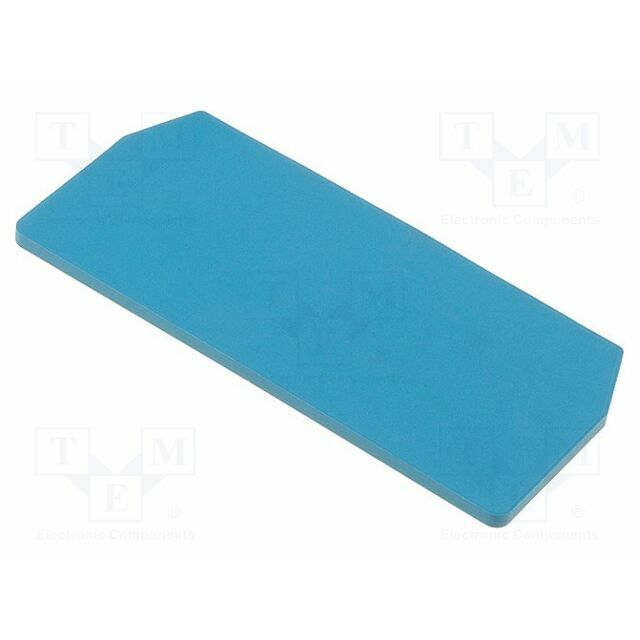 WEIDMÜLLER End piece; blue; wemid |