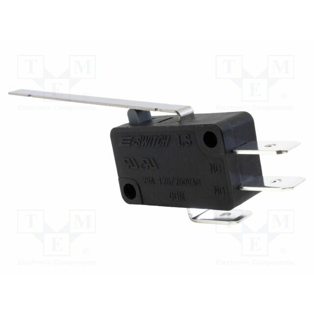 E-SWITCH Microswitch SNAP ACTION; 25A/250VAC; with