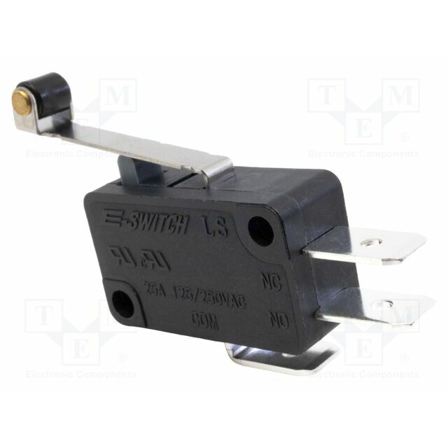 E-SWITCH Microswitch SNAP ACTION; 25A/250VAC; with