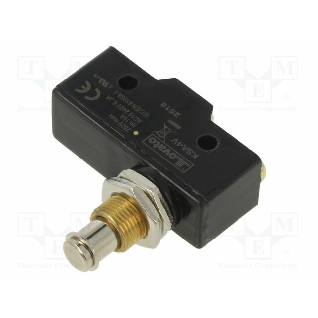 LOVATO ELECTRIC Microswitch SNAP ACTION; 3A/250VAC