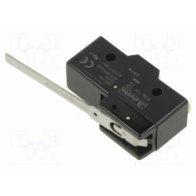 LOVATO ELECTRIC Microswitch SNAP ACTION; 3A/250VAC