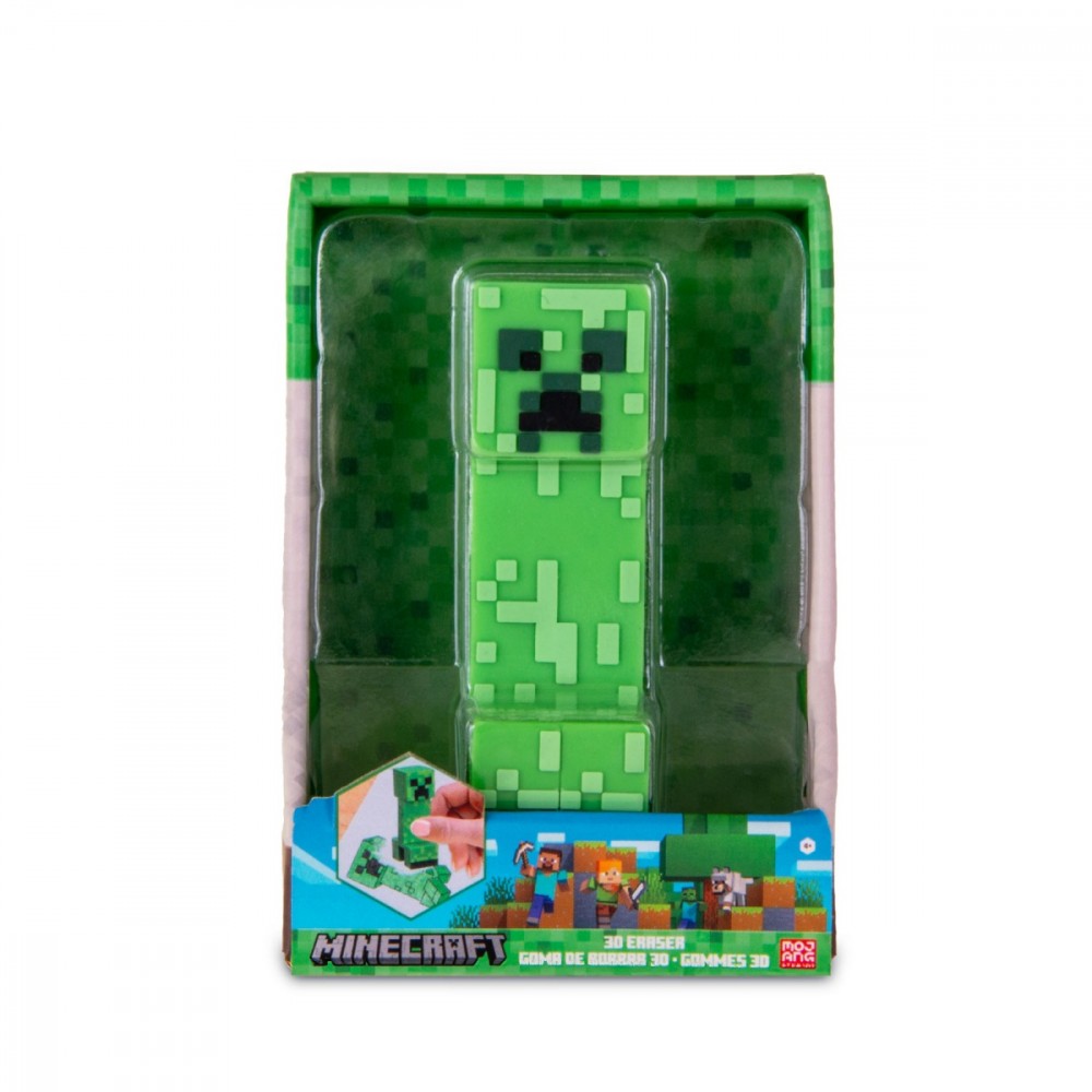 Kids Euroswan Erasers 3D minecraft |