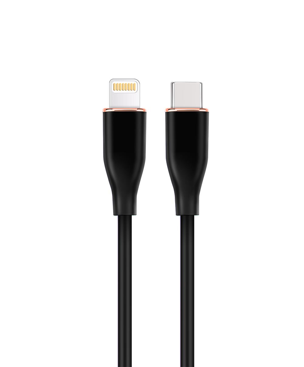 Kabelis Gembird Premium silicon 8-pin Male