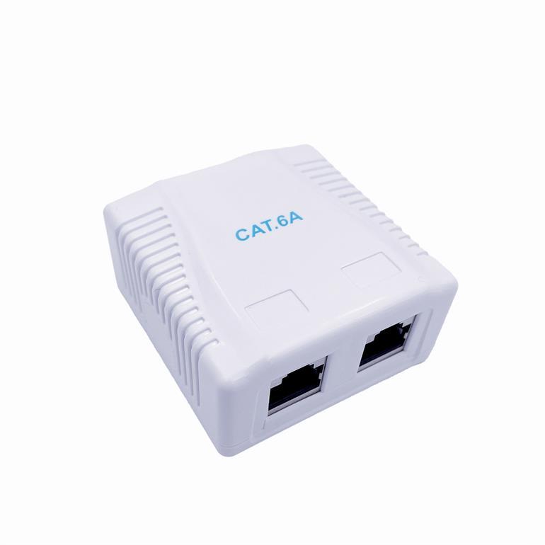 GEMBIRD Wall socket; Cablexpert; white; RJ45