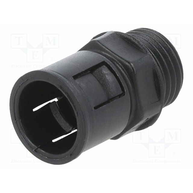 Straight terminal connector; polyamide 6; HSSV