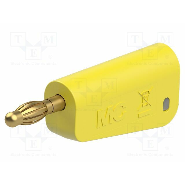 STAUBLI Laboratory connector: 4mm banana; plug