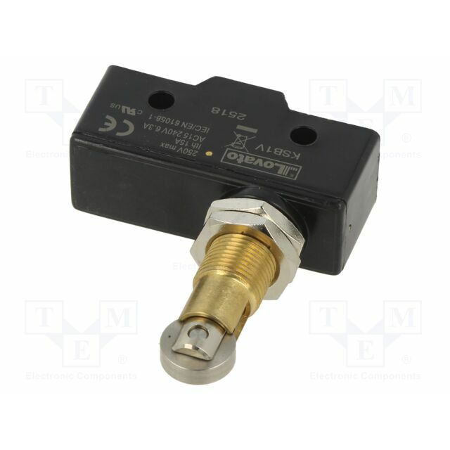 LOVATO ELECTRIC Microswitch SNAP ACTION; 3A/250VAC