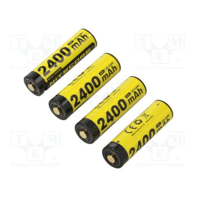 NITECORE Re-battery: Li-Ion; 14500,14505,AA