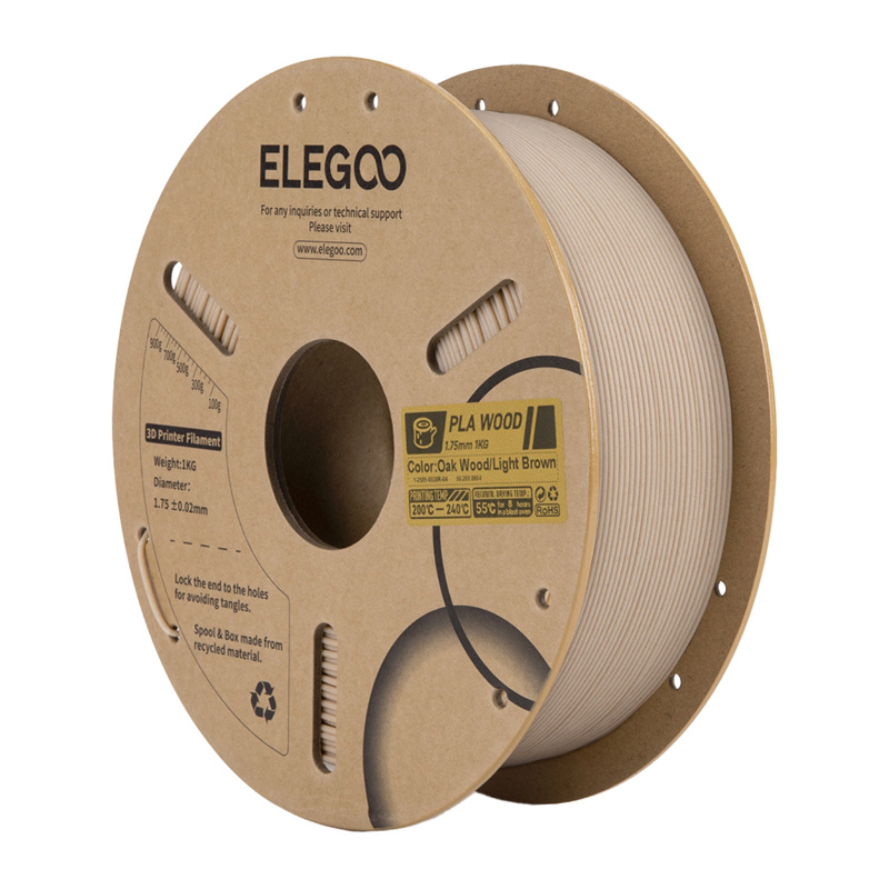 Elegoo PLA Wood filament (light oak)