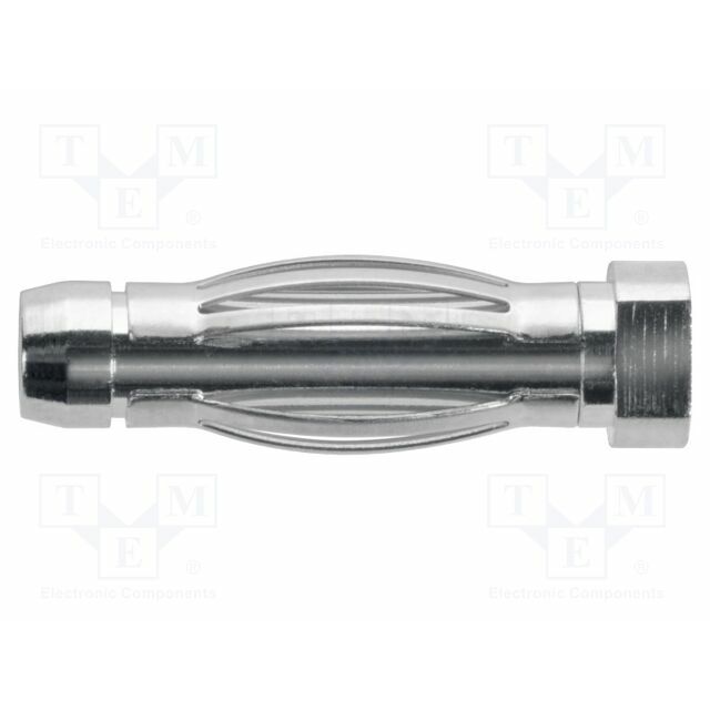 SCHUTZINGER Laboratory connector: 4mm banana; plug