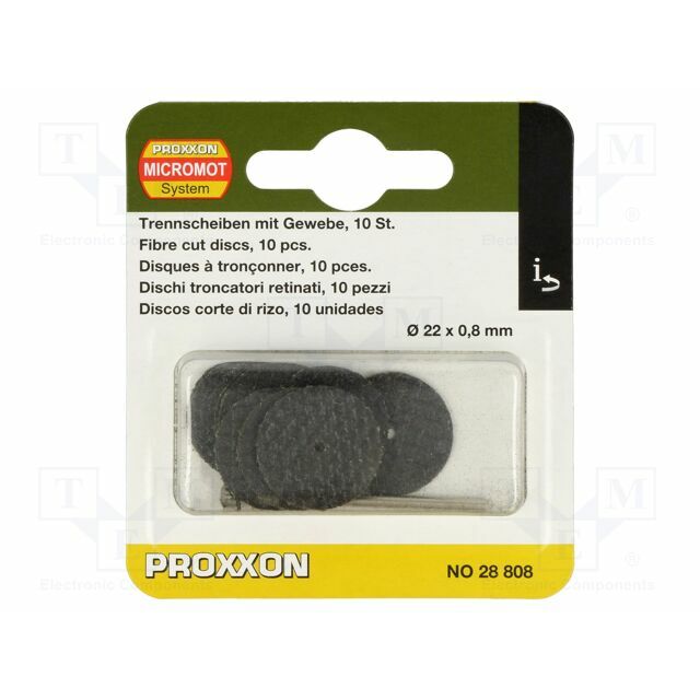 PROXXON Cutting wheel; Ø: 22mm; Holder: