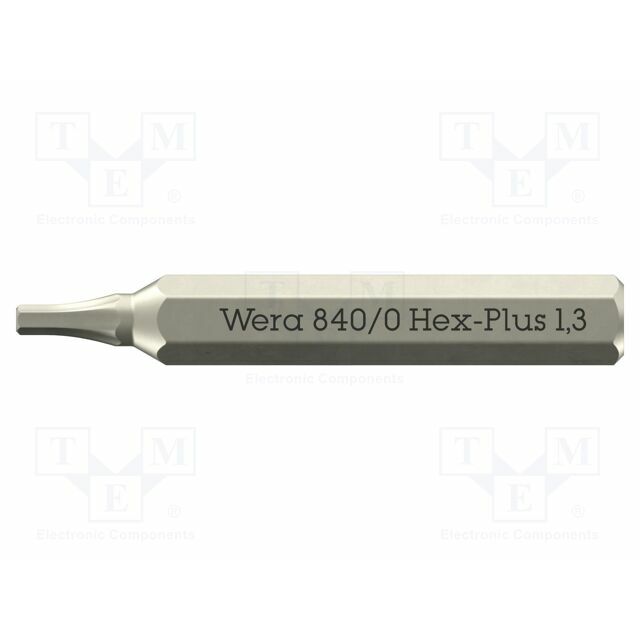 Screwdriver bit; Hex Plus key; HEX