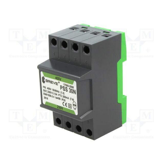 BREVE TUFVASSONS Transformer: mains; 30VA; 400VAC