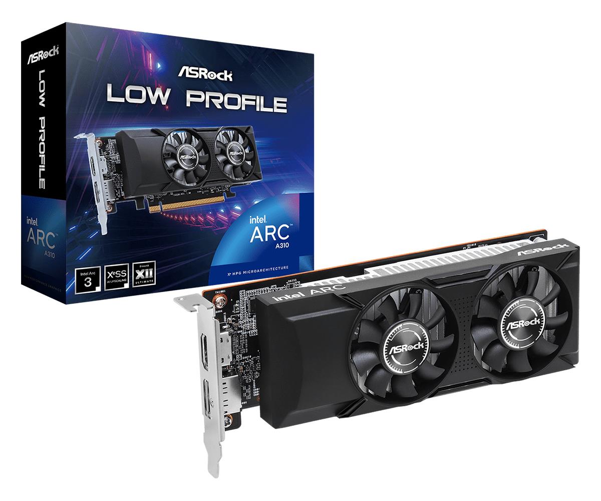 Vaizdo plokštė Low Profile ASRock A310