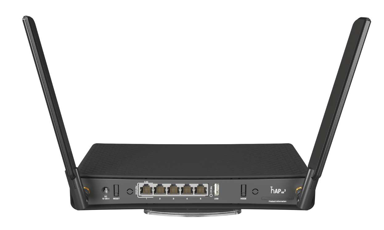 Galda maršrutētājs Mikrotik hAP ax³ Divjoslu