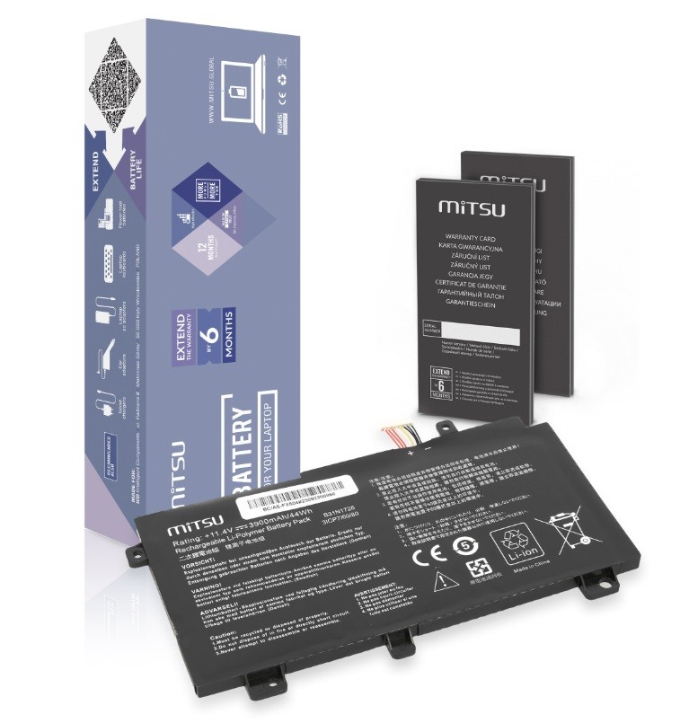 MITSU Battery B31N1726 Asus FX504 FX505