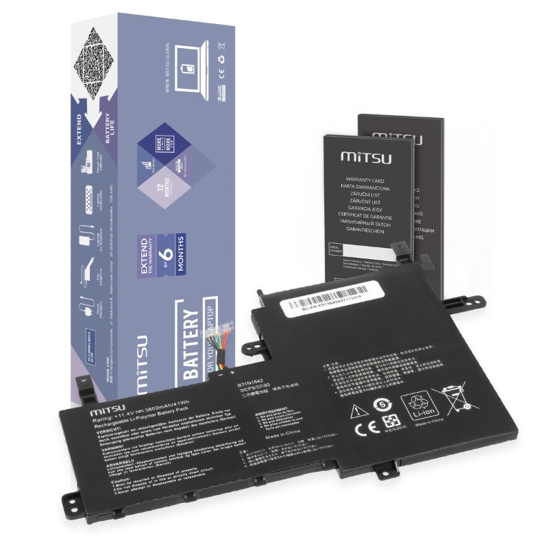 MITSU Battery B31N1842 for Asus Vivobook