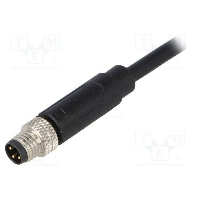 BULGIN Connector: M8; male; PIN: 3