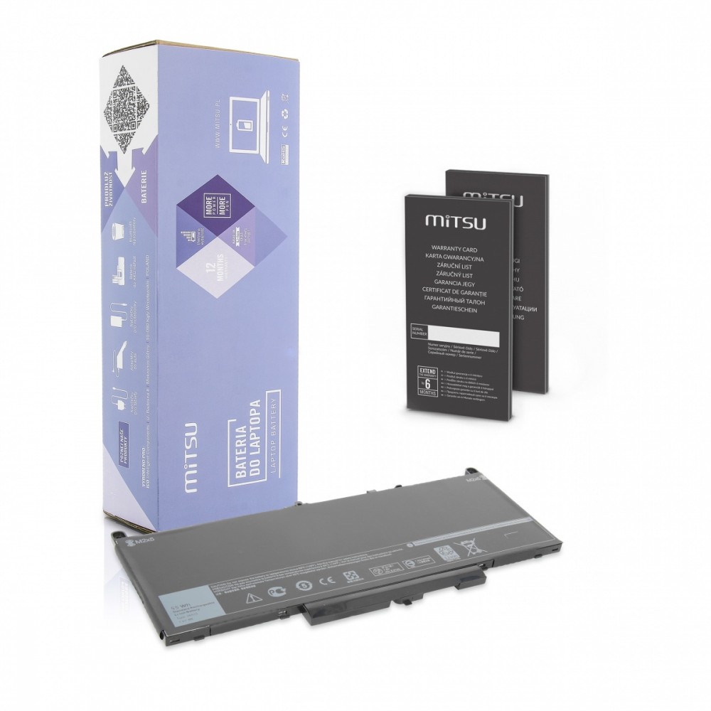 MITSU Battery for Dell Latitude E7270