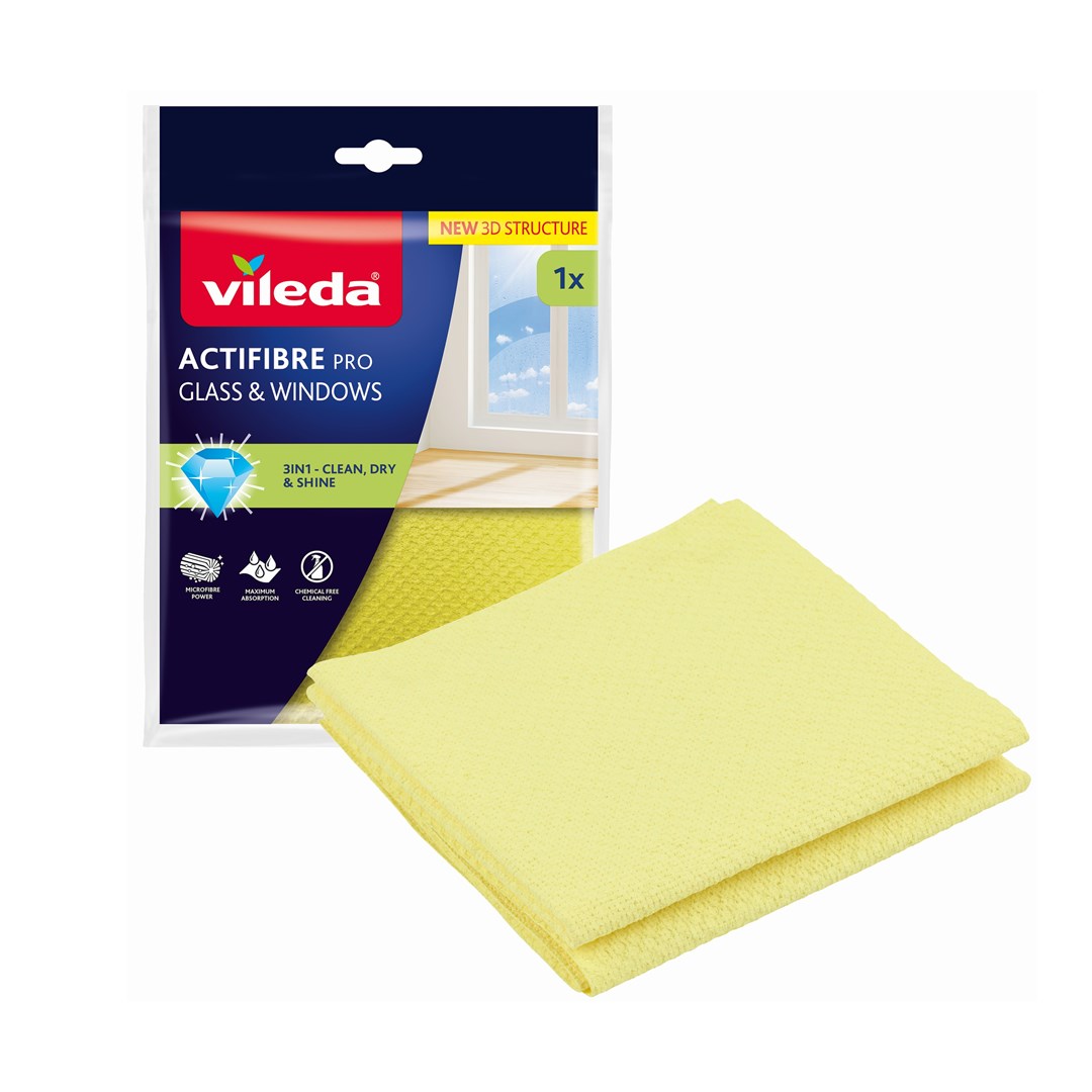 Vileda Actifibre Pro glass and window