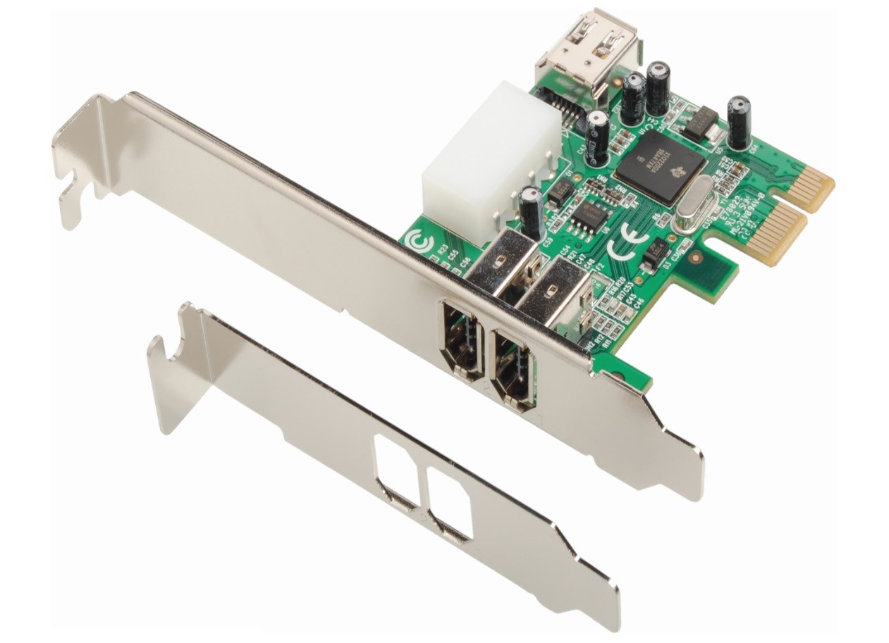 Dawicontrol DC-1394 PCIe FireWire karte blisterī