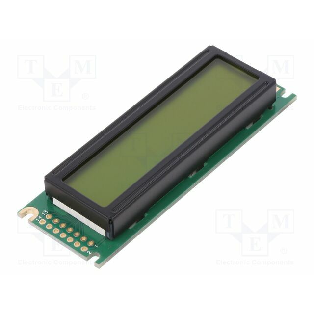 POWERTIP Display: LCD; alphanumeric; STN Positive