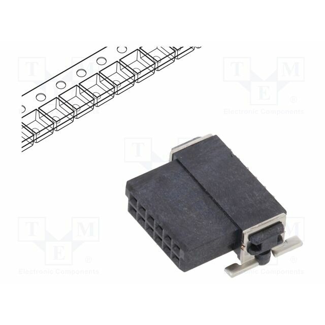TE CONNECTIVITY Connector: PCB to PCB
