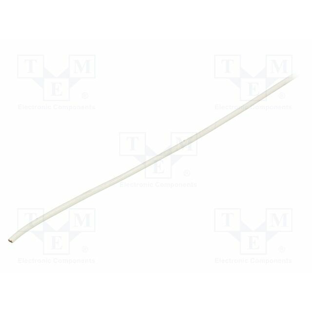 FAVIER Insulating tube; white; silicone,fiberglass