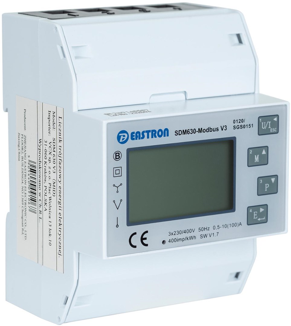 NO NAME Three-phase energy meter VCX