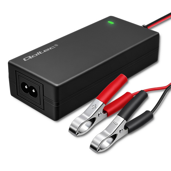 Qoltec Automatic charger for AGM GEL