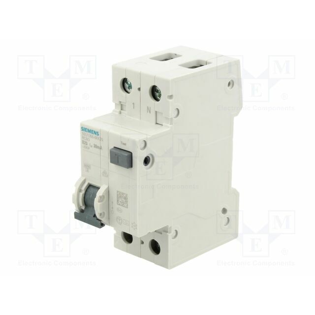 SIEMENS RCBO breaker; Inom: 25A; Ires: