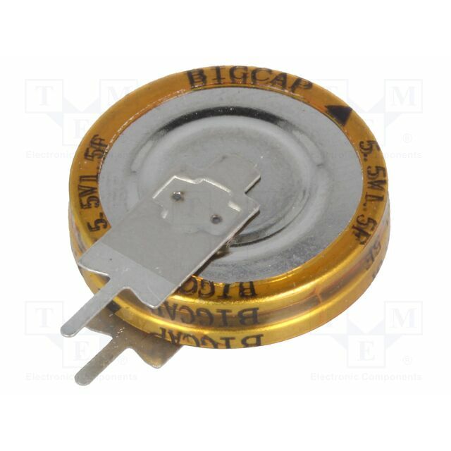 BIGCAP Supercapacitor; THT; 1.5F; 5