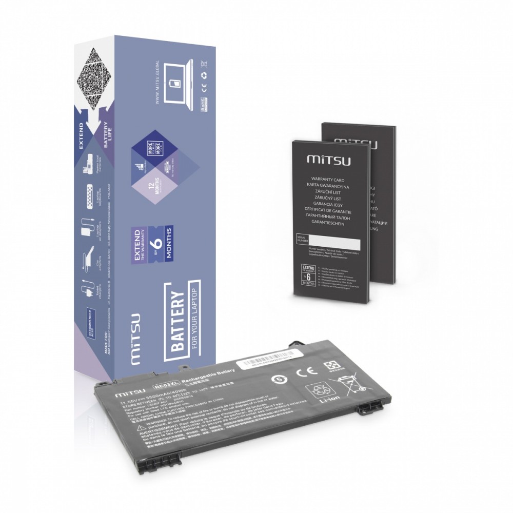 MITSU Battery for HP430G6/450G6 3500mAh(40Wh) 11