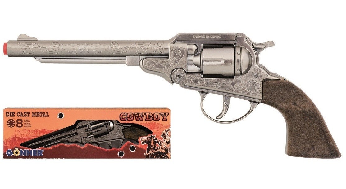 Pulio Cowboy revolver metal 8 rounds