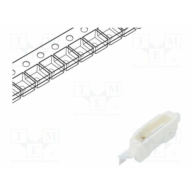 OPTOSUPPLY LED; red; SMD; 200÷400mcd; 1