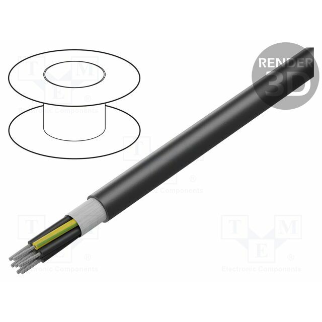 LAPP Wire: control cable; 3G0.75mm2