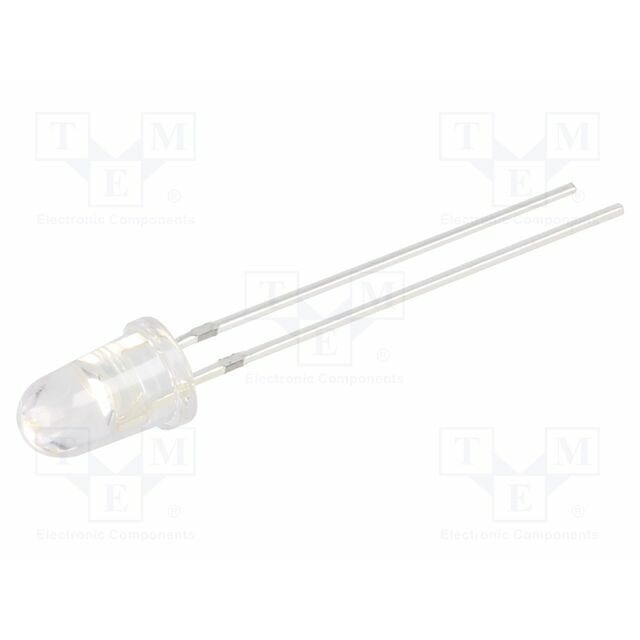 OPTOSUPPLY LED; blue; 5mm; 15°; Front: