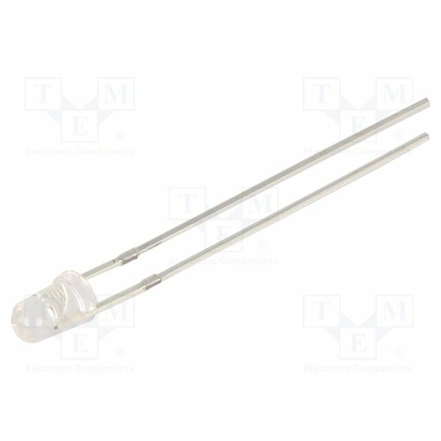 OPTOSUPPLY LED; yellow; 3mm; 2180mcd; 30°
