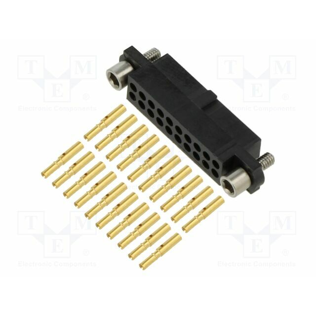 HARWIN Connector: wire-wire/PCB; plug; female; PIN: