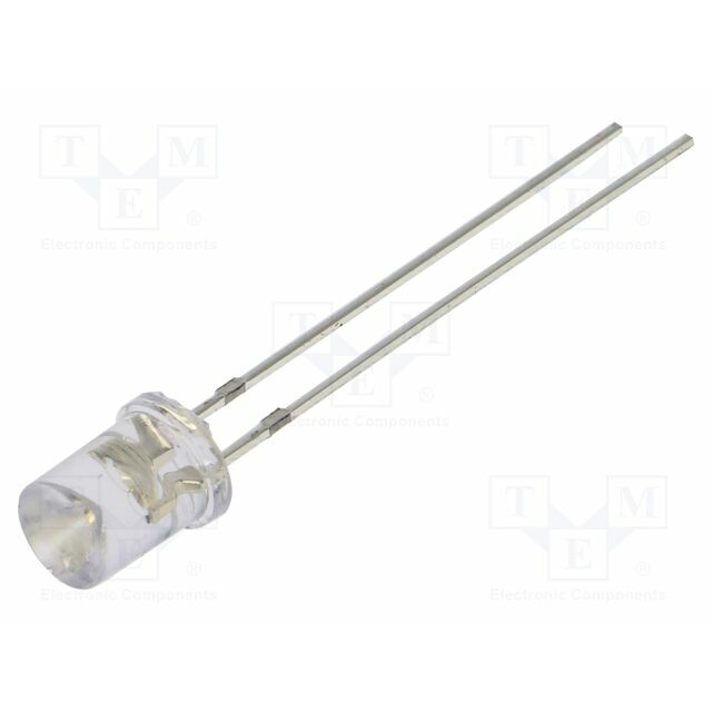 OPTOSUPPLY LED; blue; 5mm; 220mcd; 120°