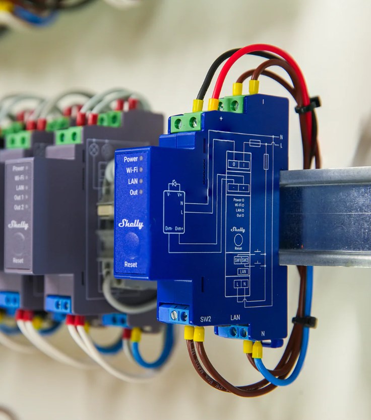 Shelly Pro Dimmer 0/1-10V PM apgaismojuma
